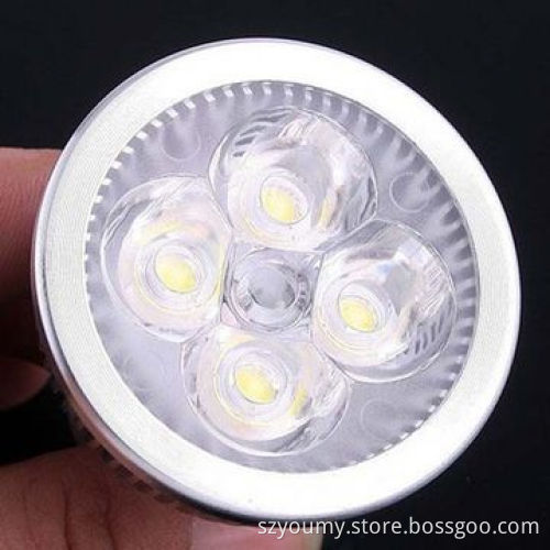 4W high power LED spotlight bulbs, AC 85-265V, 4 X 1W
